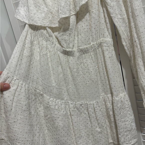 STEELE one-shoulder dress with floral embroidery. - Picture 5 of 5